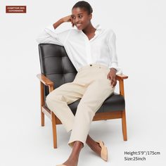 Блуза женская UNIQLO 459781COL01 белая XS (доставка из-за рубежа)