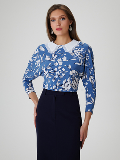 Блуза женская Арт-Деко Z-1190 голубая 50 RU