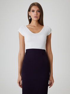 Блуза женская Арт-Деко L-1044 белая 56 RU