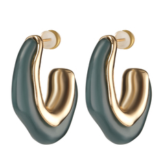 Женские серьги EKONIKA EN49127-green-gold-22Z