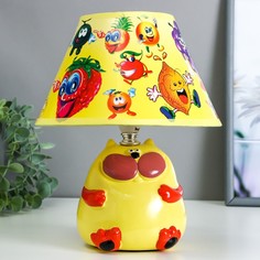 Настольная лампа "Кот" 1х40Вт E14 желтый 20х20х25см. No Brand