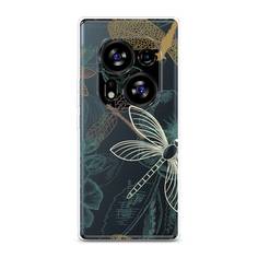 Чехол Awog на Tecno Phantom X2"Тени стрекоз"
