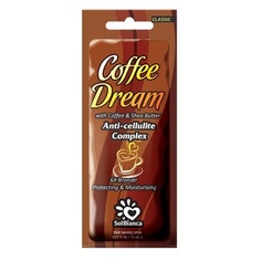 Крем для загара SolBianca Coffee Dream в солярии с маслом кофе и ши и бронзаторами 15 мл