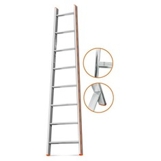 Алюминиевая приставная лестница Эйфель Комфорт-Профи Пирамида 8 ступеней