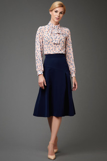 Юбка женская Арт-Деко U-681 синяя 44 RU