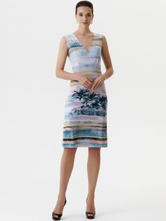 Платье женское Арт-Деко P-864 зеленое 52 RU