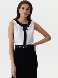 Блуза женская Арт-Деко R-1388 белая 42 RU