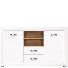 Тумба Мальта B136-KOM2D2S лиственница сибирская / орех лион No Brand