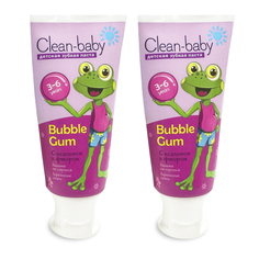 Набор Детская зубная паста Clean-baby, 3-6 лет 50 мл Жевательная резинка 2 шт.