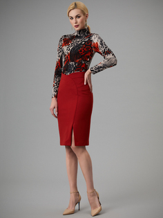 Юбка женская Арт-Деко U-670 оранжевая 52 RU