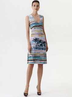 Платье женское Арт-Деко P-864 зеленое 48 RU