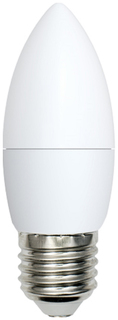 Лампа светодиодная (UL-00001066) E27 6W 3000K свеча матовая LED-C37-6W/WW/E27/FR/O Volpe