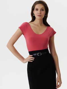 Блуза женская Арт-Деко L-1044 оранжевая 48 RU