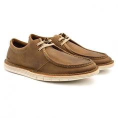 Полуботинки мужские Clarks Forge Run 26157913 коричневые 42.5 EU