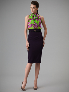 Юбка женская Арт-Деко U-567 фиолетовая 52 RU