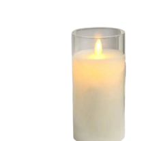 Светодиодная свеча LED Elementary Candle 7 - 1 шт 12,5 см стекло светлое Homium