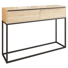 Тумба Крафт черный муар\дуб сонома No Brand