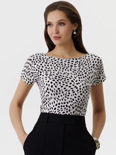 Блуза женская Арт-Деко L-1227 белая 50 RU