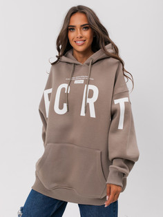 Худи женское Little Secret uz200232 коричневое One Size