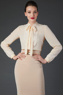 Блуза женская Арт-Деко R-1292 бежевая 46 RU