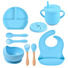 Набор детской силиконовой посуды DD&SiliconeSet Set Белочка, тарелка на присоске, 690DDSG2