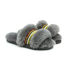 Тапочки женские Emu Australia Wrenlette W11634 серые 36 EU