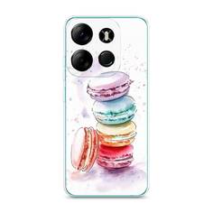 Чехол Awog на Tecno Spark Go 2023"Пирамидка макарони 2"