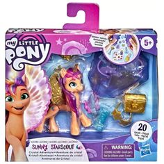 Игровой набор Hasbro My Little Pony Алмазные приключения Санни с золотыми крыльями F1785