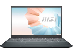 Ноутбук MSI Modern 14 B11MOU-1238RU 9S7-14D334-1238 (Intel Core i5 1155G7 2.5Ghz/16384Mb/512Gb SSD/Intel Iris Xe Graphics/Wi-Fi/Bluetooth/Cam/14/1920x1080/Windows 11 Pro 64-bit)