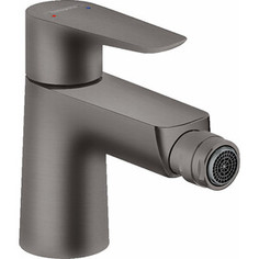 Смеситель для биде Hansgrohe Talis E с донным клапаном, шлифованный черный хром (71720340)