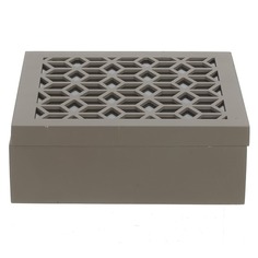 Шкатулка, L20 W20 H7 см No Brand