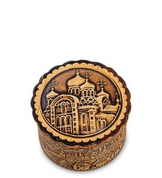 Шкатулка Храм Христа Спасителя мал. (береста) BST-120/ 2 113-706873 Art East