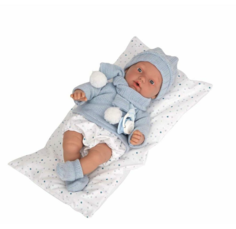 Кукла Arias ELEGANCE HANNE мягкая, с виниловыми конечностями, 28 см, плачет, Т22031