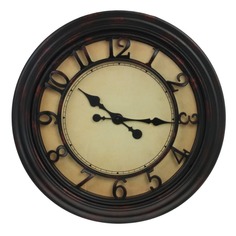 Часы настенные декоративные, L51 W4,5 H51 см, (1xАА не прилаг.) No Brand