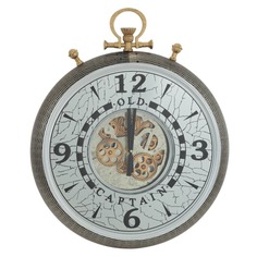 Часы настенные декоративные, L52 W8 H64 см, (3xАА не прилаг.) No Brand