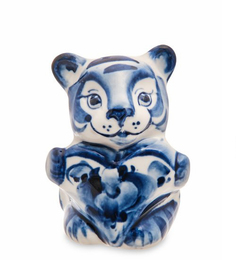 Фигурка Тигренок с сердцем (Гжельский фарфор) ГЛ- 37 113-709145 Арт ист