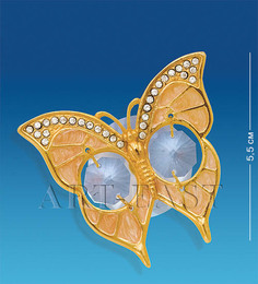 Фигурка на липучке Бабочка золотая (Юнион) AR-4114/ 7 113-60057 Crystal Temptations