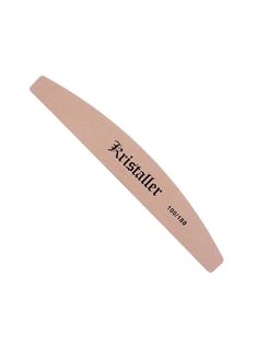 Пилка для ногтей Kristaller улыбка, 100/180 грит