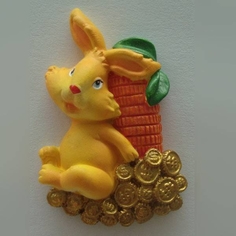 Изделие декоративное с магнитом Заяц, W4 H6 см KSM-496242 Remeco Collection