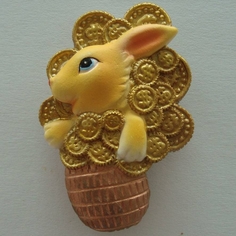 Изделие декоративное с магнитом Заяц, W4 H6 см KSM-496243 Remeco Collection