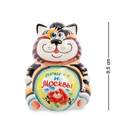 Фигурка Кот Мультик цв. (Гжельский фарфор) ГЛ-362 113-703986 Art East