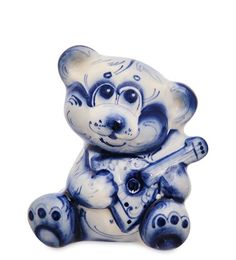 Фигурка "Медведь" бол. (Гжельский фарфор) ГЛ-864 113-7011067 No Brand
