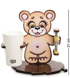 Настольная подставка для зубных щеток Мишутка Медолюб SPI-07/02 113-7010233 Арт ист