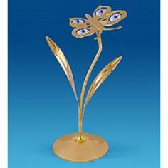 Фигурка декоративная crystal temptations, Бабочка на цветке, 20 см