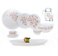 Набор столовый DIWALI FRESCURA PINK 46 предметов Luminarc