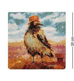 Наволочка гобеленовая Важная птица 30*30 ANG-605 113-503009 Artangels