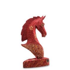 Фигурка Decor and Gift, Лошадь, 25 см, батик, о.Ява