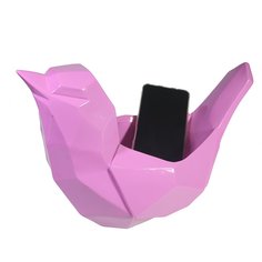 Изделие декоративное Подставка для мелочи Птичка (розовый) 33*16,5*21см KSMR-713807/I109 No Brand