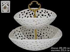 Двухъярусная этажерка 20,26 см в подарочной упаковке 110259 118-110259 Lenardi