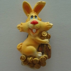 Изделие декоративное с магнитом Заяц, W3 H6 см KSM-496254 Remeco Collection